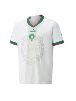 Marocko Replika Borta Kläder VM 2022 Kortärmad